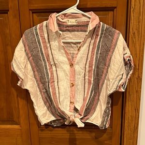 Short sleeve button up shirt